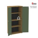 Ver mais imagens de Armário Alto para Escritório P25 com 2 Portas Pivotantes Verde/Samba/Sálvia