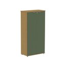 Ver imagem 3 de Armário Alto para Escritório P25 com 2 Portas Pivotantes Verde/Samba/Sálvia