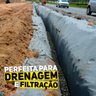 Manta Tipo Bidim 10 M2 4,40 Mts X 215cm Drenagem Jardim Solo - 6
