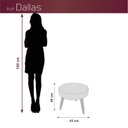 Ver imagem 4 de Conjunto 2 Poltronas e 1 Puff Dallas