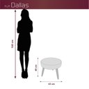 Ver imagem 4 de Conjunto 2 Poltronas e 1 Puff Dallas 