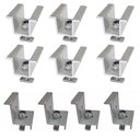 Ver imagem 1 de Kit 6 Fixador Grampo Intermediário Middle + 4 Fixador Final End Clamp