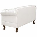 Ver imagem 4 de Namoradeira Chesterfield Duque 2 Lugares em Corano Branco