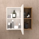 Ver imagem 5 de Conjunto Gabinete para Banheiro 50,5cm com Espelheira e Cuba Siena