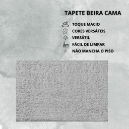 Tapete Macio Peludo 1,50m Redondo Óasis Cinza - 3