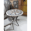 Ver imagem 2 de Mesa em Mosaico Marroquino - Somente o Tampo 130cm