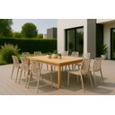 Ver imagem 6 de 8 Cadeiras de Jantar Empilhável Gruvyer Nude