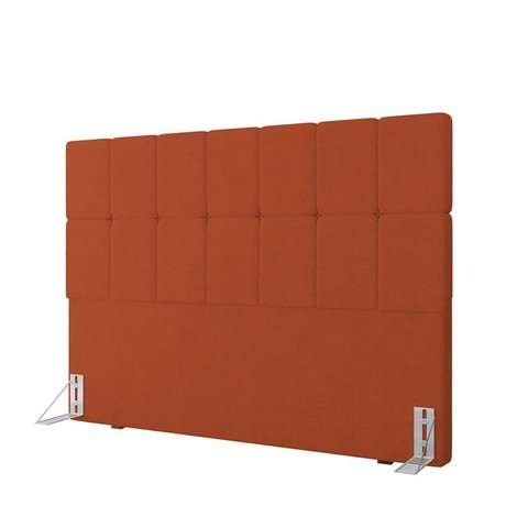 Cabeceira Queen 162cm Boucle Estofada Design Moderno para Quarto Linea