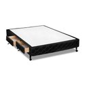 Ver imagem 1 de Cama Box Base C/gavetas Casal Poli Tecido Black (138x27-c/2 Gavs) - Castor
