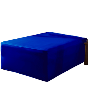 Lençol Luva King Cama Conjugada Veste Colchão e Box Malha 1 Peça:azul Royal