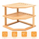 Ver imagem 2 de Organizador de Armário em Bambu 3 Andares Rack Cozinha Mimo