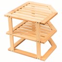 Ver imagem 4 de Organizador de Armário em Bambu 3 Andares Rack Cozinha Mimo