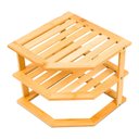 Ver imagem 3 de Organizador de Armário em Bambu 3 Andares Rack Cozinha Mimo