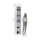 Ver imagem 3 de Guarda Roupa Modulado 38cm 1 Porta Alpes Luciane Móveis