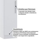 Ver imagem 4 de Guarda Roupa Modulado 38cm 1 Porta Alpes Luciane Móveis