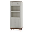 Ver imagem 2 de Torre Eletro Quente Cozinha Forno e Microondas Laca Cinza