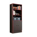 Ver imagem 4 de 4095 - Armario Gamer Preto Fosco/vermelho (4095.76)