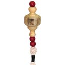 Ver imagem 2 de Adorno Decorativo Enfeite Parede Colar Tecido 114x9 Vermelho