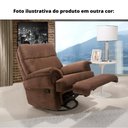 Ver imagem 3 de Poltrona Reclinável MH-1217 Herval Estofada com Massageador Marrom Fosco K