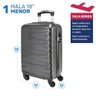 Kit 2 Malas de Viagem de Bordo Carry On Cinza Fibra ABS 20" e 18" - 4