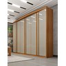 Guarda Roupa Casal 6 Portas 7 Gavetas Madrid 275cm   - 1
