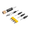 Ver imagem 2 de Jogo de Troca Rápida com Bits Ponteiras e Escariador Enc 1/4 - 11 Peças Vonder 35.38.011.000