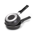 Ver imagem 1 de Frigideira Hamburgueira Omeleteira Antiaderente 14cm Preta