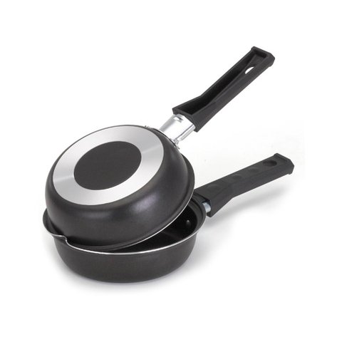 Frigideira Hamburgueira Omeleteira Antiaderente 14cm Preta