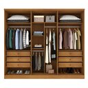 Ver imagem 3 de Guarda Roupa 3 Portas Espelhadas 6 Gavetas Montenegro Tcil Móveis