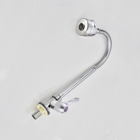 Lux Torneira Flexível Bancada Aço Metal Cromado 1/4 de Volta Giro 360°