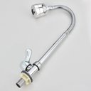 Ver imagem 2 de Lux Torneira Flexível Bancada Aço Metal Cromado 1/4 de Volta Giro 360°