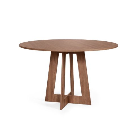 Mesa de Jantar Redonda 120cm 6 Lugares Montreal MDF Noronha - Straub Web