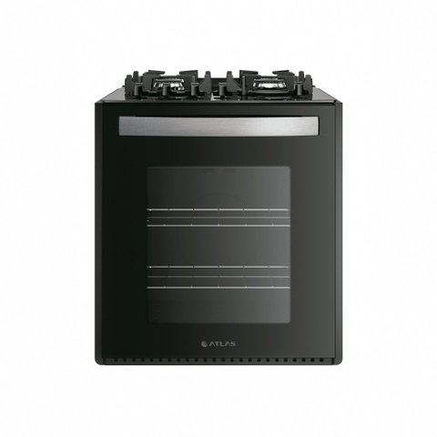 Fogão de Embutir U Top 4 Bocas com Mesa de Vidro Atlas