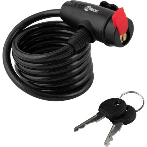 CADEADO P/BICICLETA 150CM C/CHAVE NOVE54