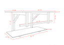 Ver imagem 4 de Gabinete de Vidro 80cm Ac Cuba Retangular Vermelho Ferrari
