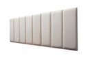 Ver imagem 1 de Placas Cabeceira Modulada Adesiva Queen Estofada 160cm x 60cm Kit 8 Placas - Suede Off White