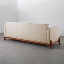 Ver mais imagens de Sofá 3 Lugares Linho Bege Tiê 212cm CabeCasa MadeiraOriginals