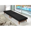 Ver imagem 1 de Cama Portátil Dobrável Preto C/pés Madeira Espuma D26 Multifuncional