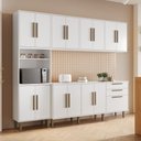 Ver imagem 2 de Cozinha com 15 Portas com Torre Quente Lorena:branco
