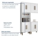 Ver imagem 6 de Cozinha com 15 Portas com Torre Quente Lorena:branco