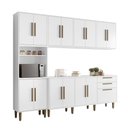 Ver imagem 1 de Cozinha com 15 Portas com Torre Quente Lorena:branco