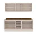 Ver imagem 3 de Cozinha Completa Koya 9 Portas 3 Gavetas Creme - Politorno