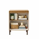 Ver imagem 4 de Balcão Aparador 2 Portas em MDF Linha Essência Frise Estilo Americano Branco/Cinamomo