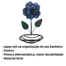 Saboneteira Rustica Porta Sabonete:azul - 3