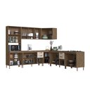 Ver imagem 2 de Cozinha Modulada Completa Fidelitá Berlim 7 Peças 536cm 18 Portas 4 Gavetas com Tampo