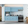 Cozinha Itatiaia Master Retrô I1 - 4 Peças - Azul Claro - 1