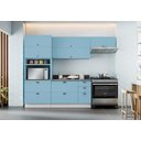 Ver imagem 1 de Cozinha Itatiaia Master Retrô I1 - 4 Peças - Azul Claro