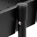 Ver imagem 6 de Carrinho Organizador Multiuso com Rodas 3 Prateleiras Preto