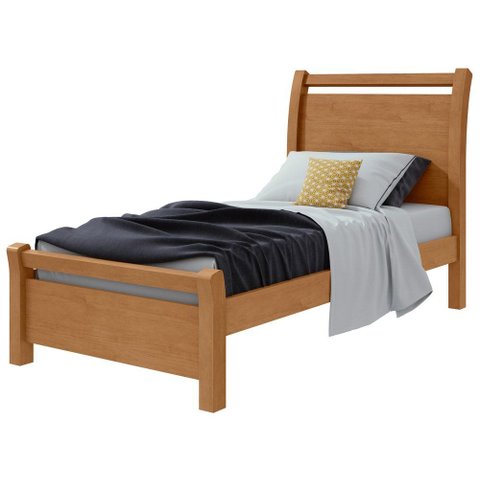 Cama Solteiro Reali - Lp - Rei de Casa Amendoa Clean