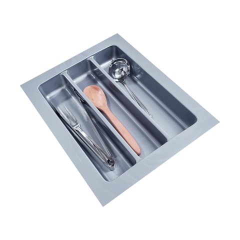 Organizador de Gavetas e Talher Cinza até 37x47cm Og-47